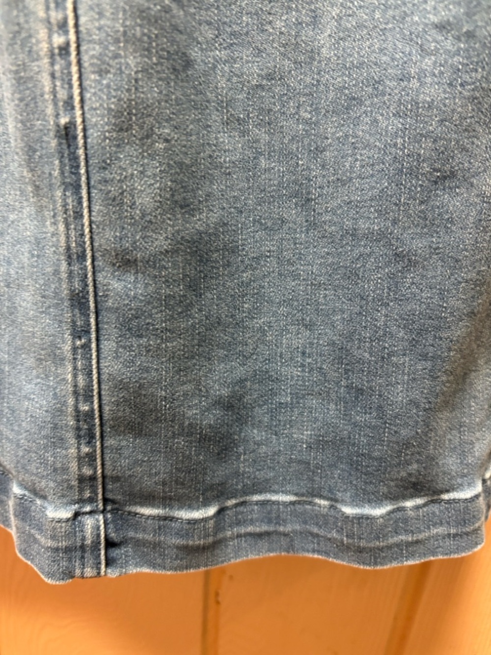 Sugarlips Blue Denim V-Neck Mini Dress - Picture 9 of 13